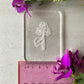 Violet Traditional Birth Flower Acrylic Texture Stamp February