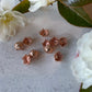 Rose Gold Plated 11mm Large Flower Centre Stamens 10 Pieces