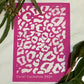 Leopard Spot Large Print Pattern Silkscreen 006