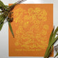 Australian Animals Koala Blossom Crown Silkscreen 017