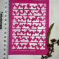 Bumps Pattern Silkscreen 027