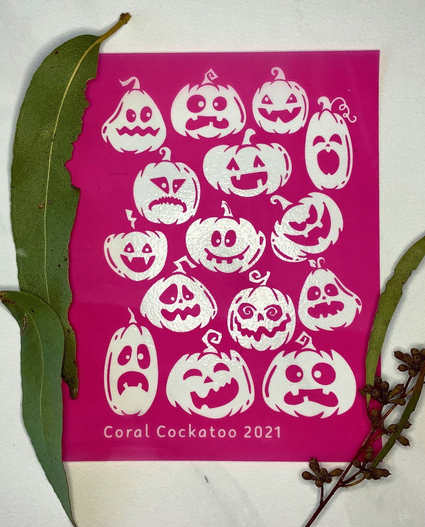 Goofy Halloween Pumpkins Silkscreen 035