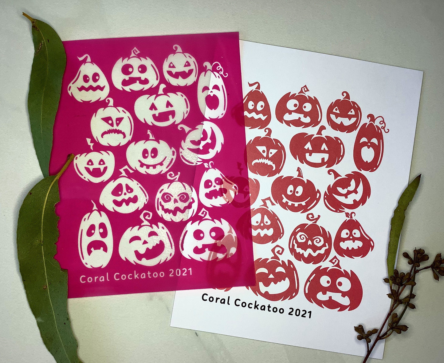 Goofy Halloween Pumpkins Silkscreen 035