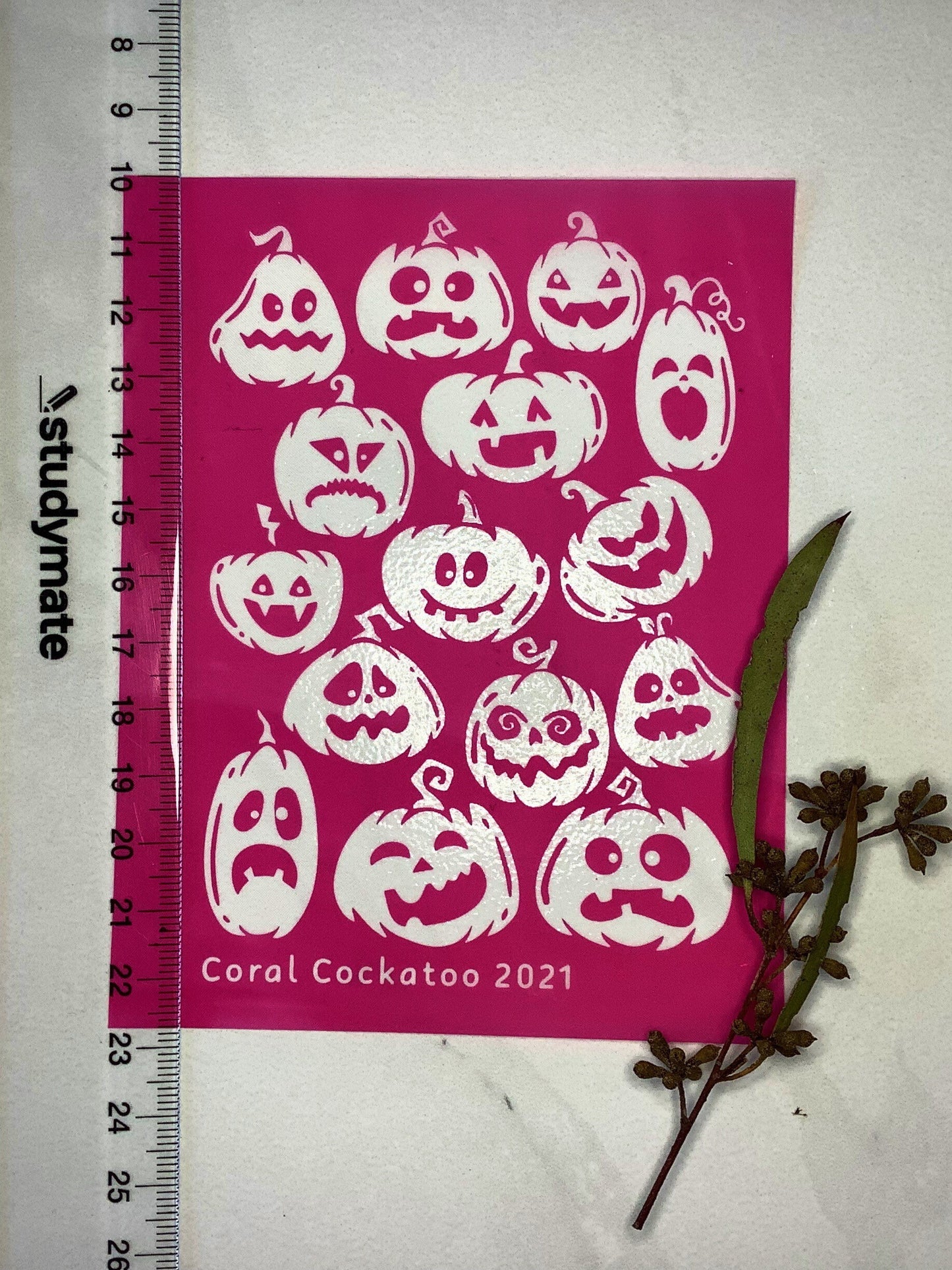 Goofy Halloween Pumpkins Silkscreen 035