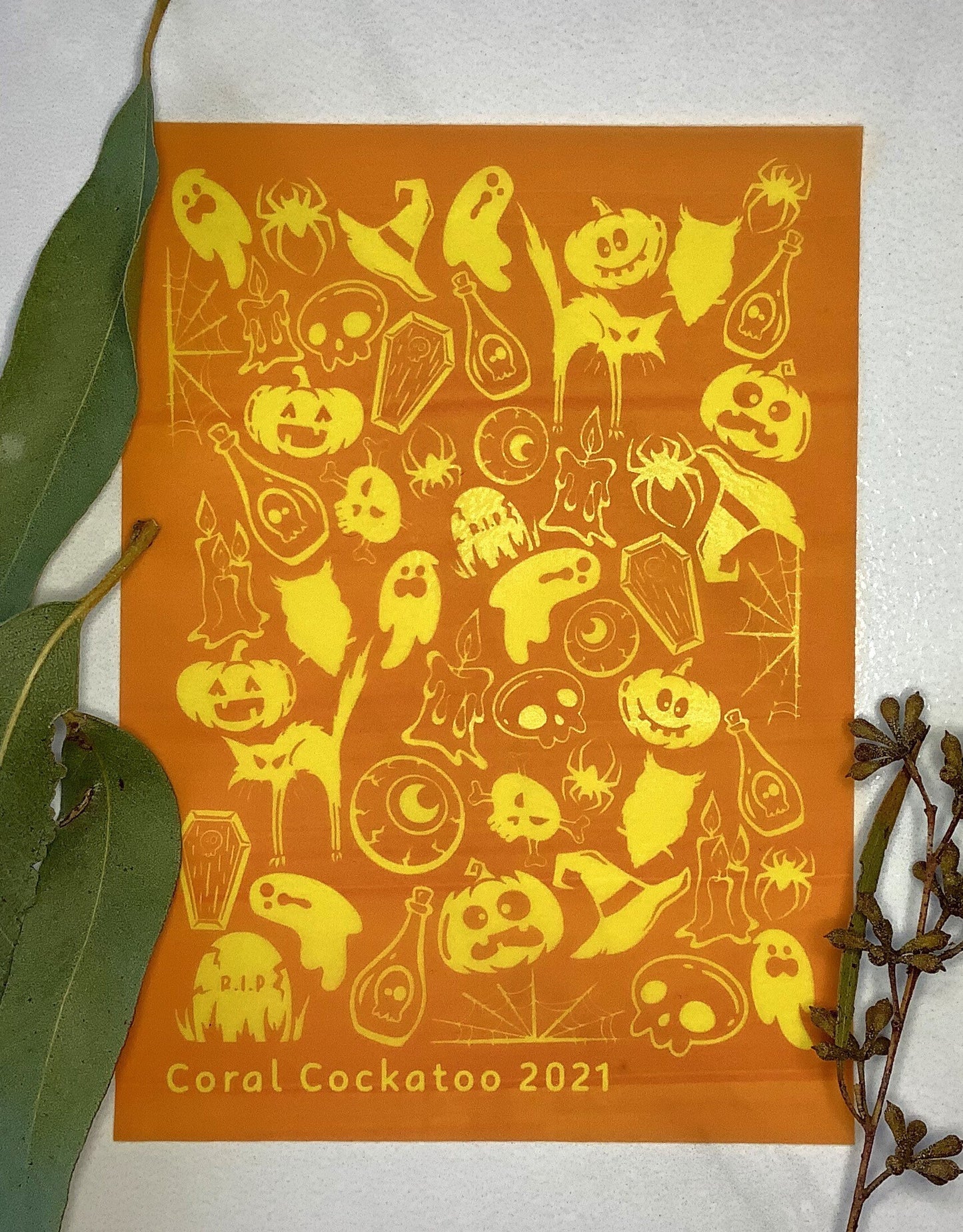 Trick or Treat Spooky Silkscreen 039