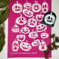 Scary Large Halloween Pumpkins Silkscreen 036