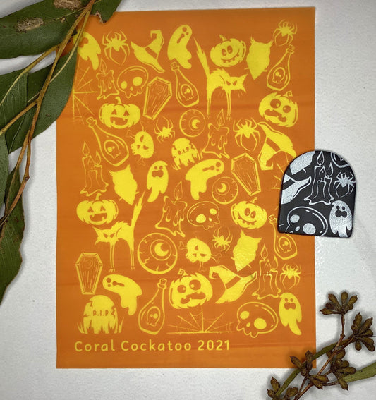 Trick or Treat Spooky Silkscreen 039