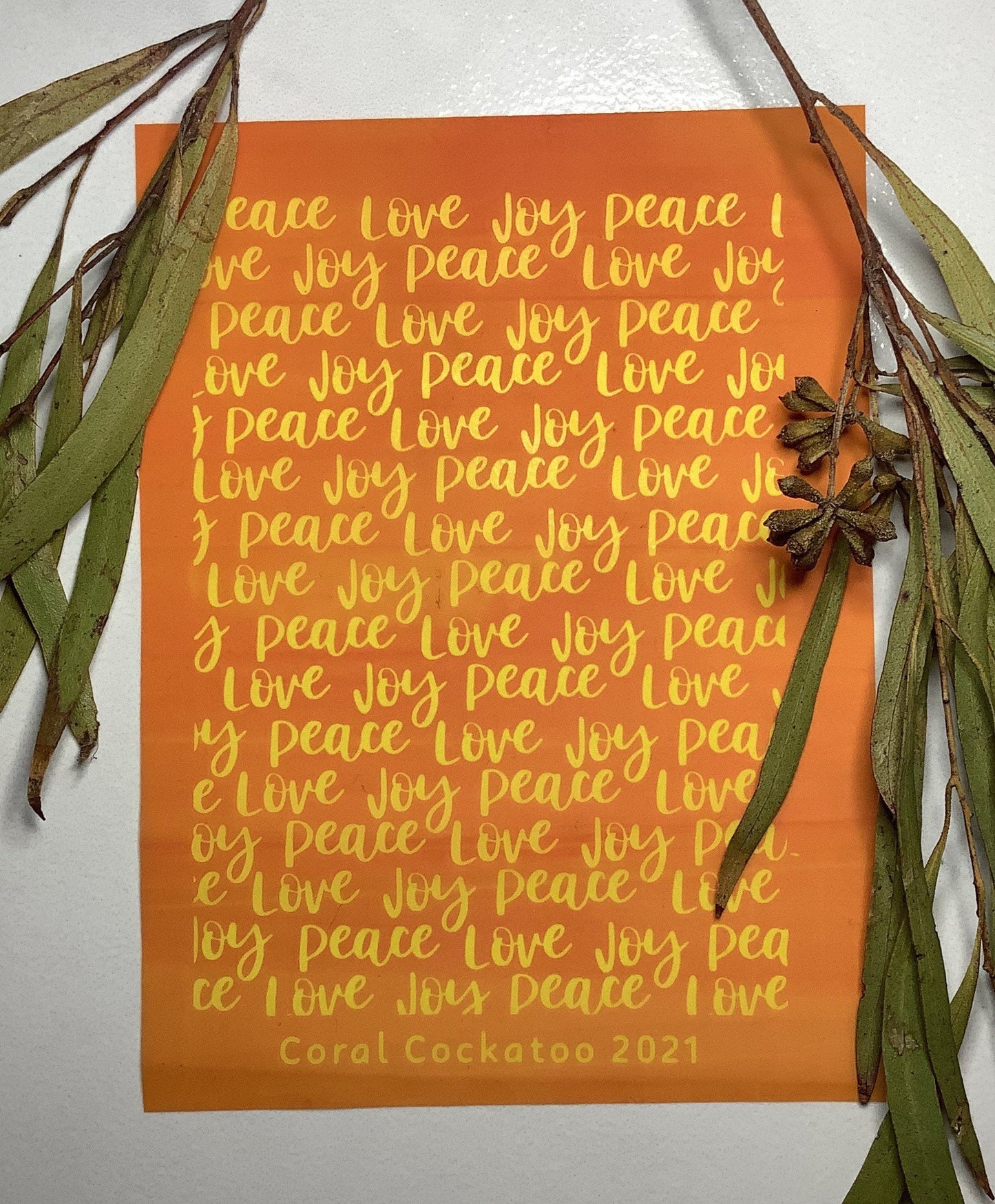 Peace Love Joy Silkscreen 048