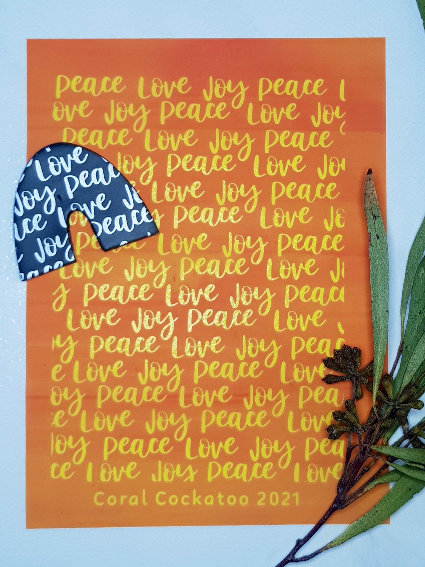 Peace Love Joy Silkscreen 048