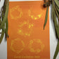 Australian Christmas Bush Wreaths (5) Silkscreen 050