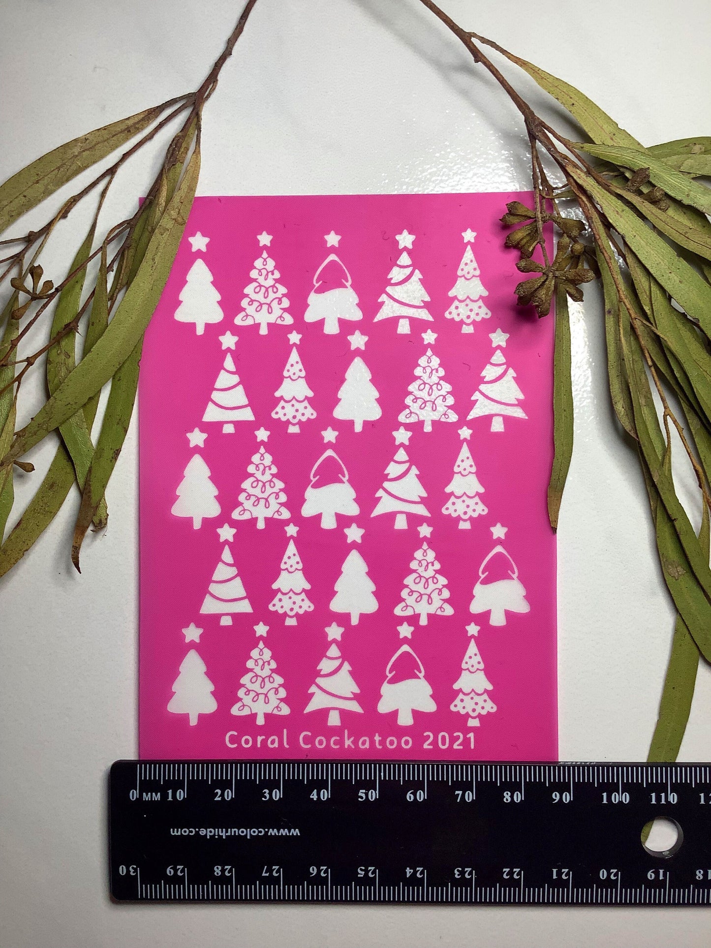 Christmas Trees Silkscreen 054