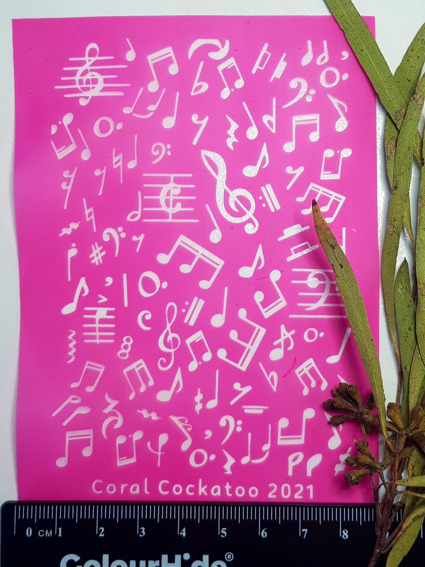 Music Notes Silkscreen 043