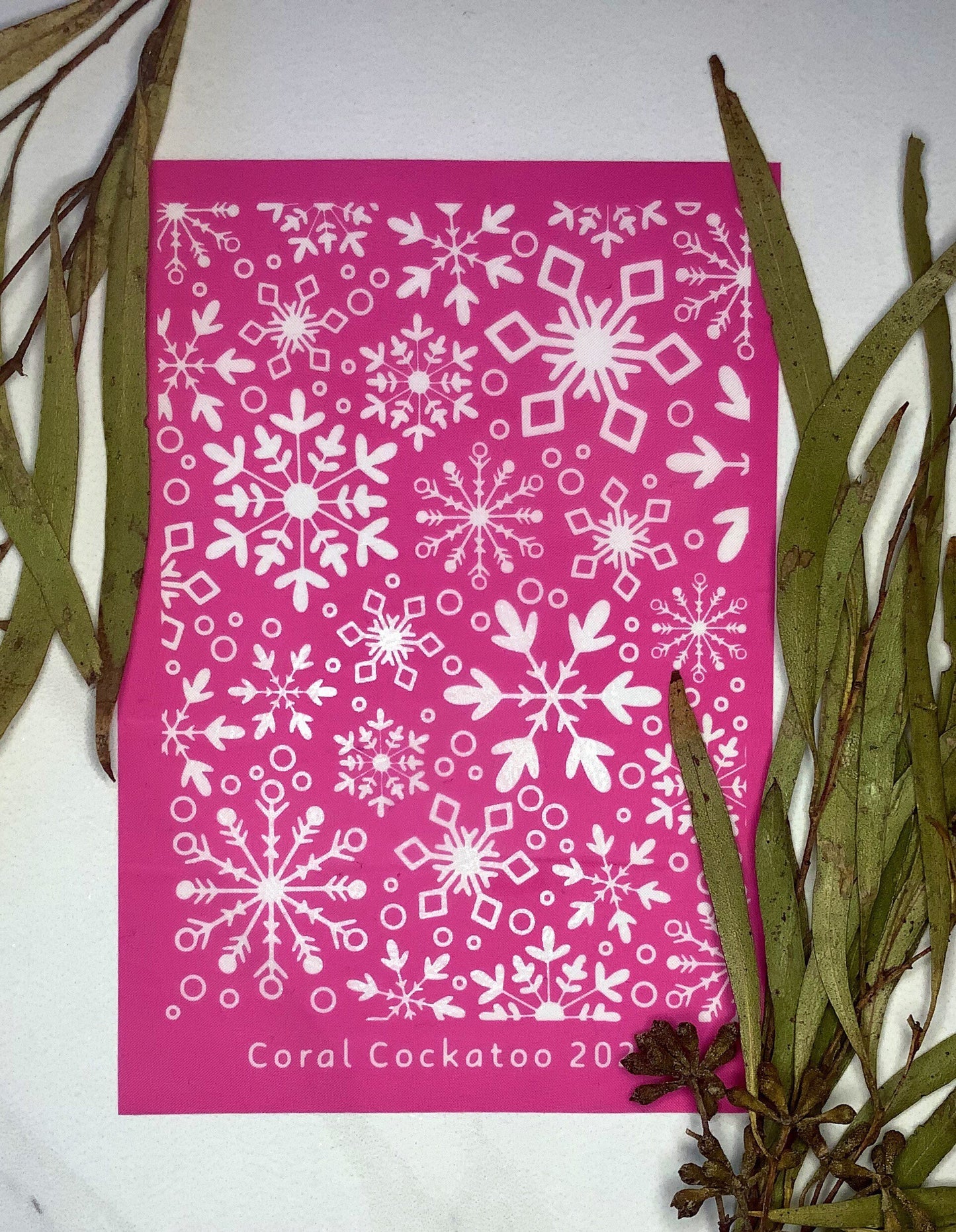 Snowflakes Detailed Silkscreen 068