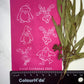 Rudolph and Penguins Silkscreen 058