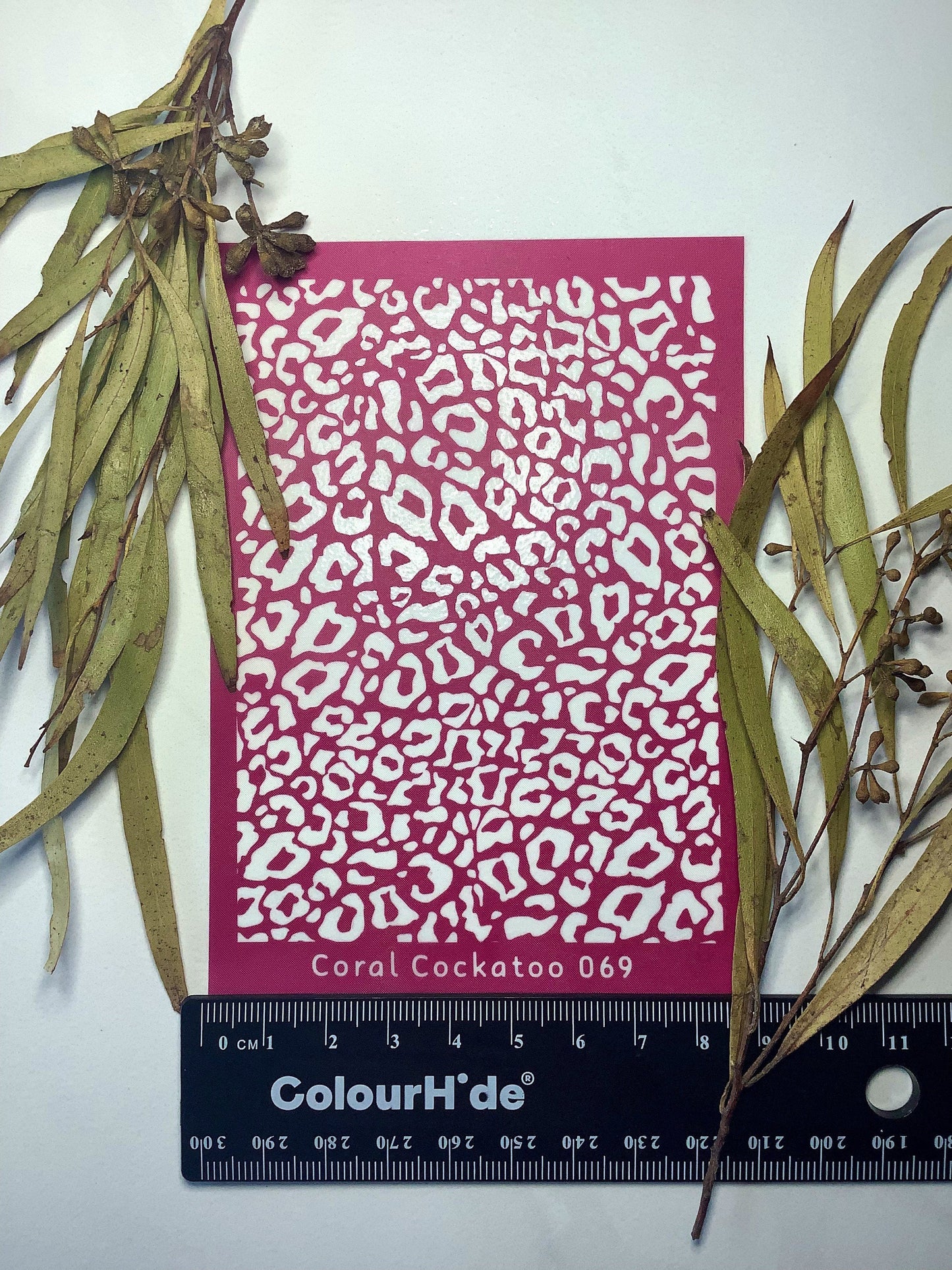 Leopard Spot Small Print Pattern Silkscreen 069