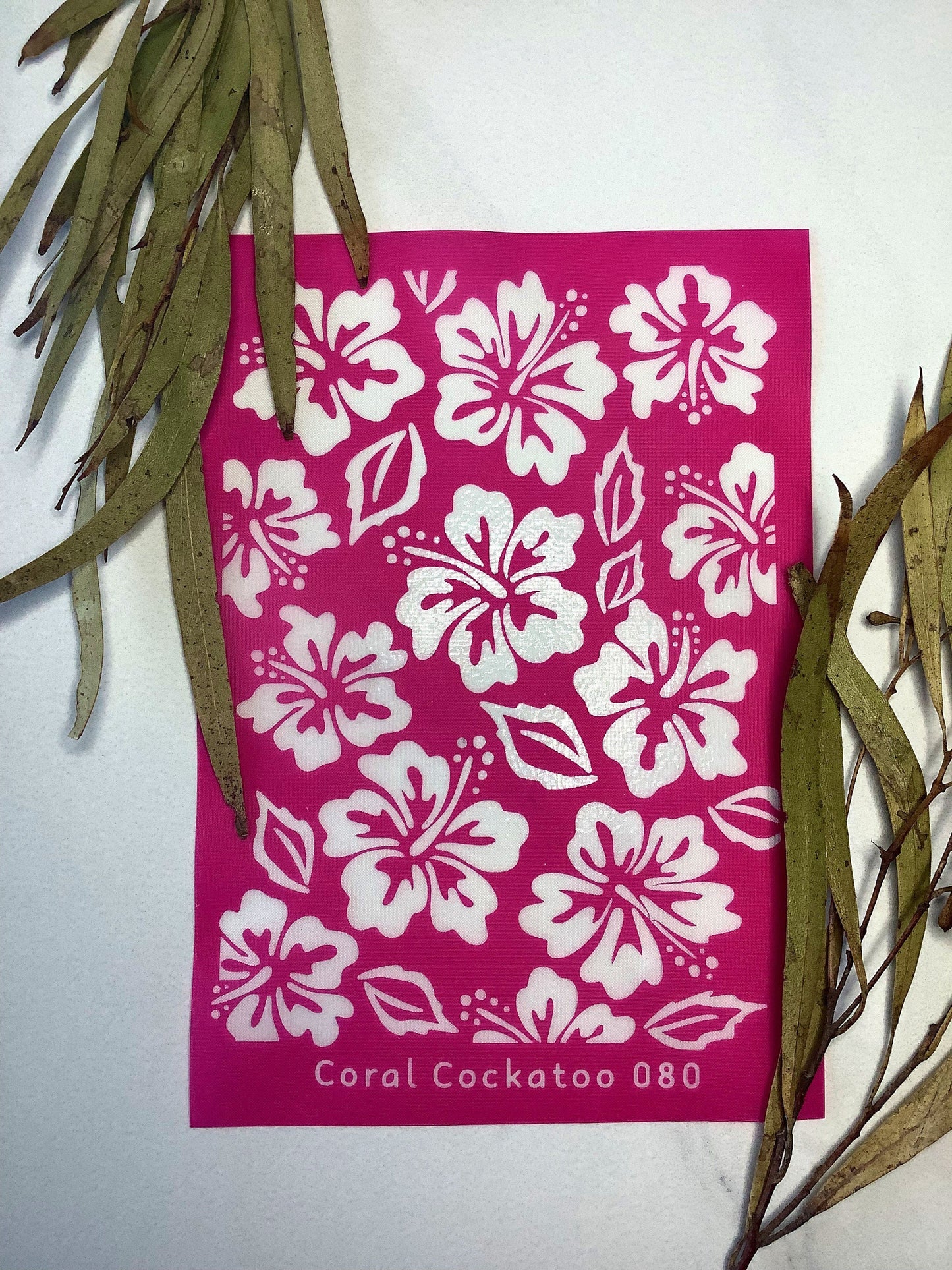 Hibiscus Flowers Silkscreen 080