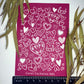 Valentines Hearts Silkscreen 085