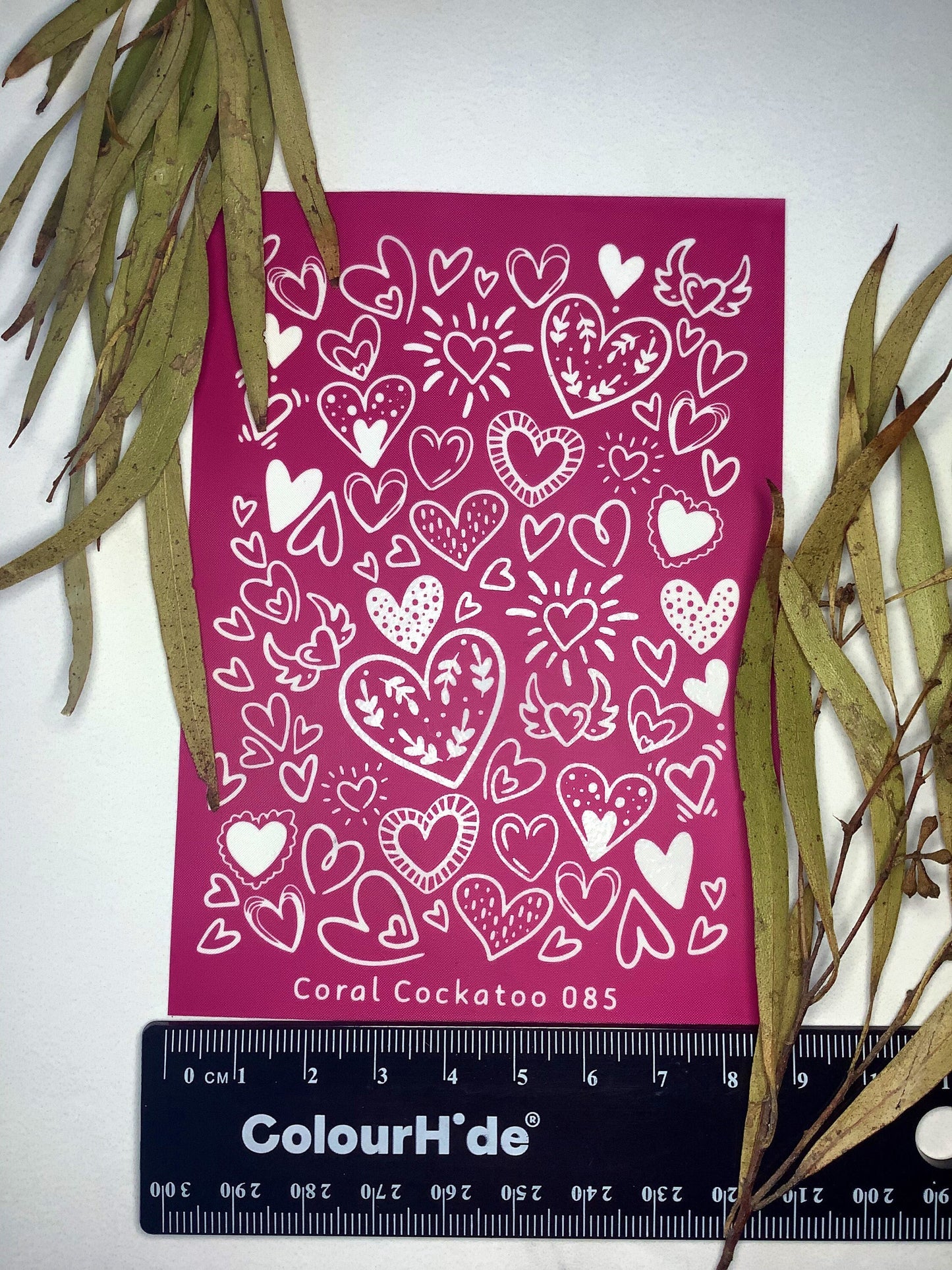 Valentines Hearts Silkscreen 085