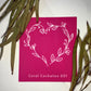 Large Floral Heart Ceramics Silkscreen 007