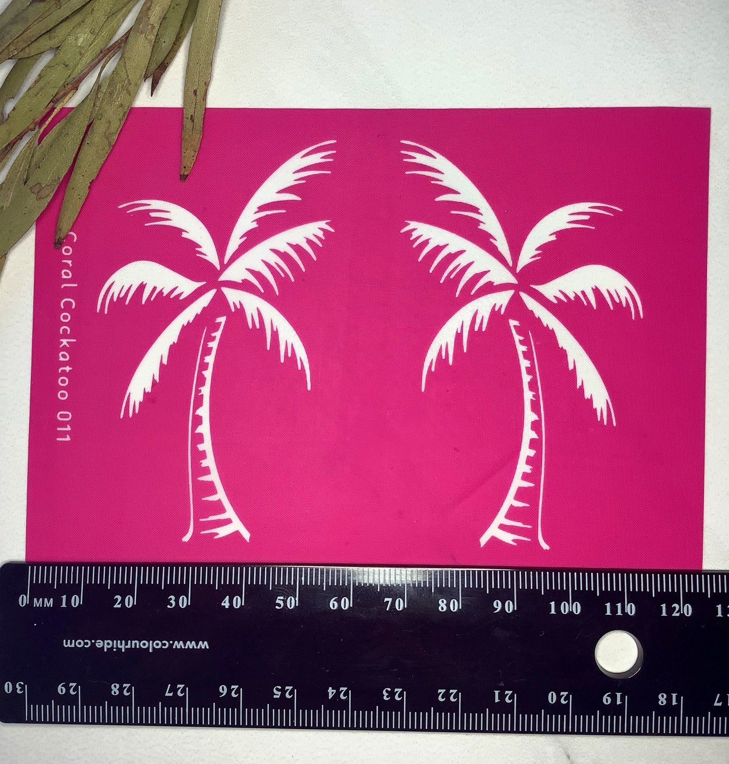 Sketchy Palm Trees Ceramics Silkscreen 011