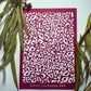 Leopard Spot Small Print Pattern Silkscreen 069
