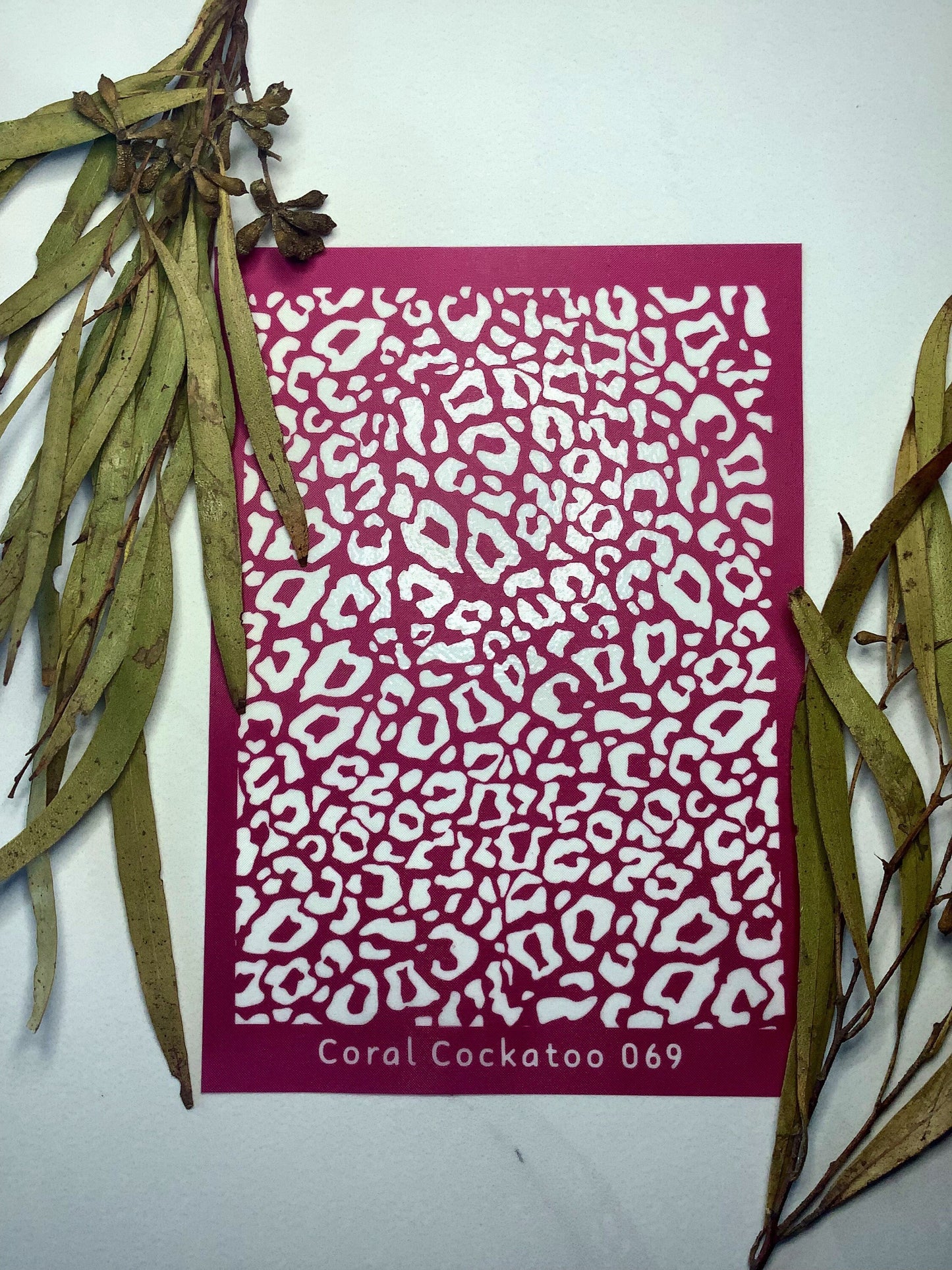 Leopard Spot Small Print Pattern Silkscreen 069