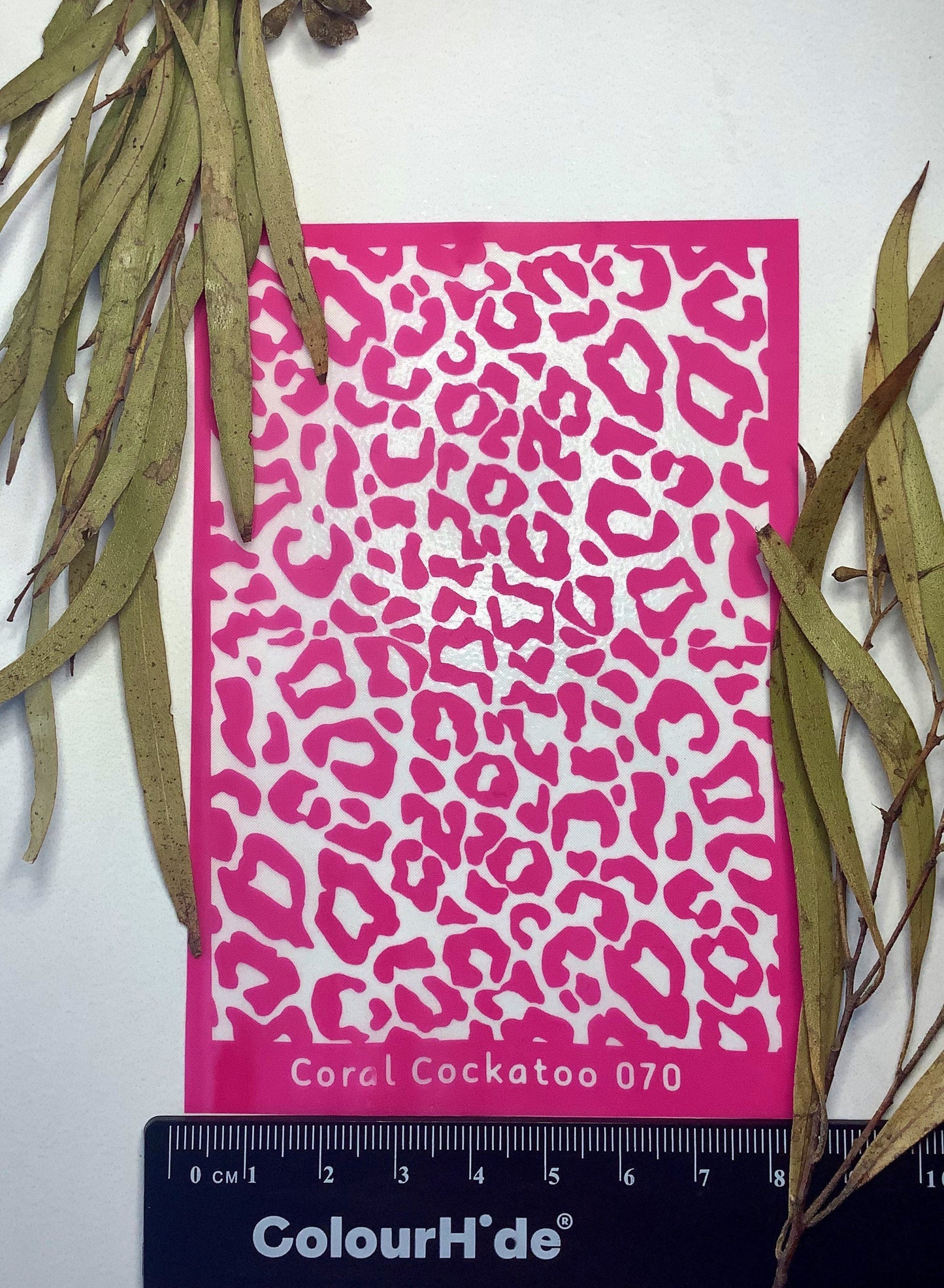 Leopard Spot Inverted Medium Print Pattern Silkscreen 070