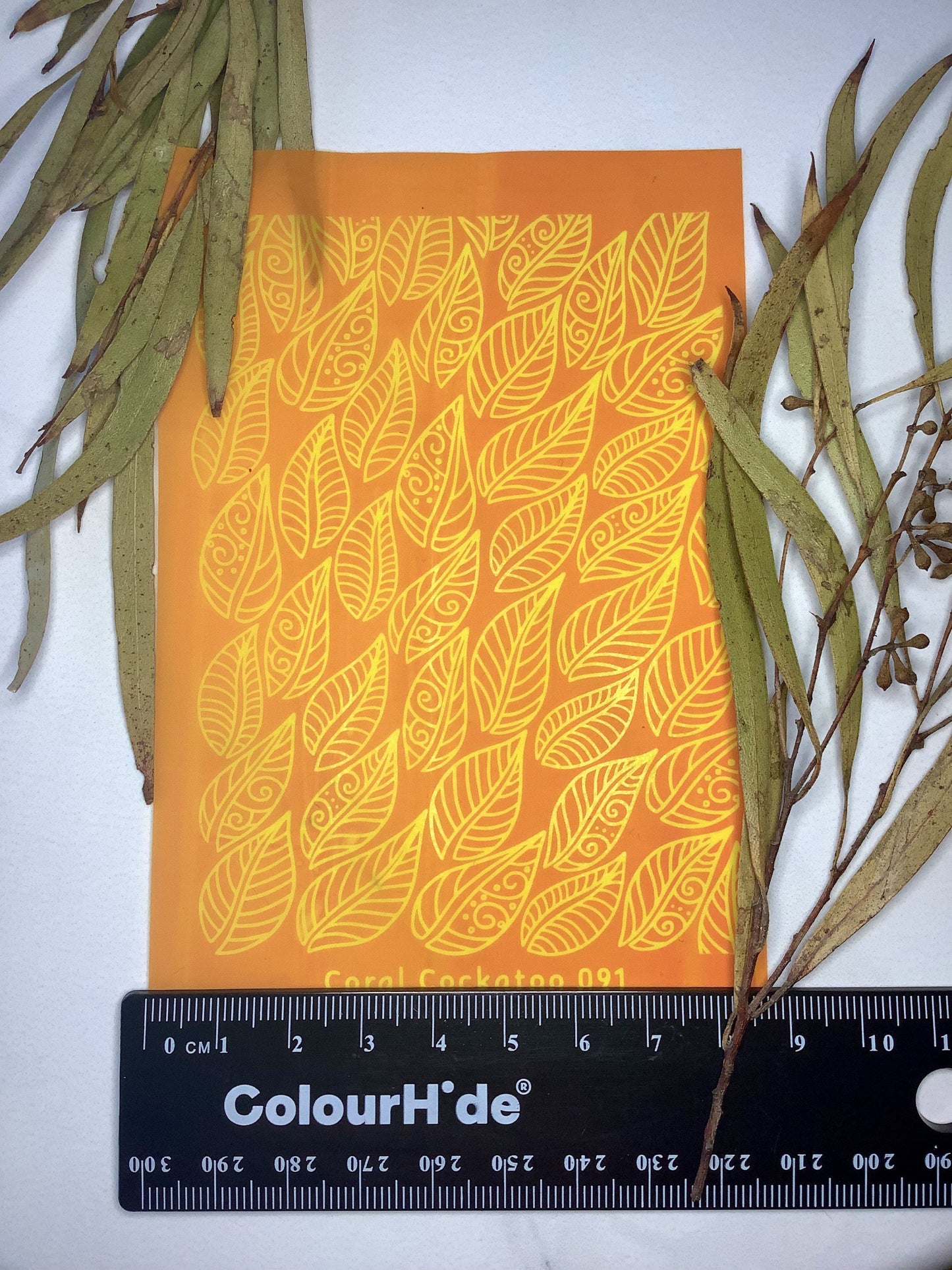 Flowing Leaves Silkscreen 091