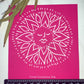 Large Sun Face Ceramics Silkscreen 016
