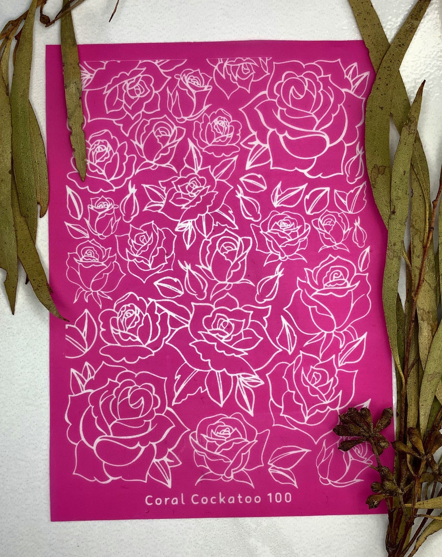 Roses Silkscreen 100