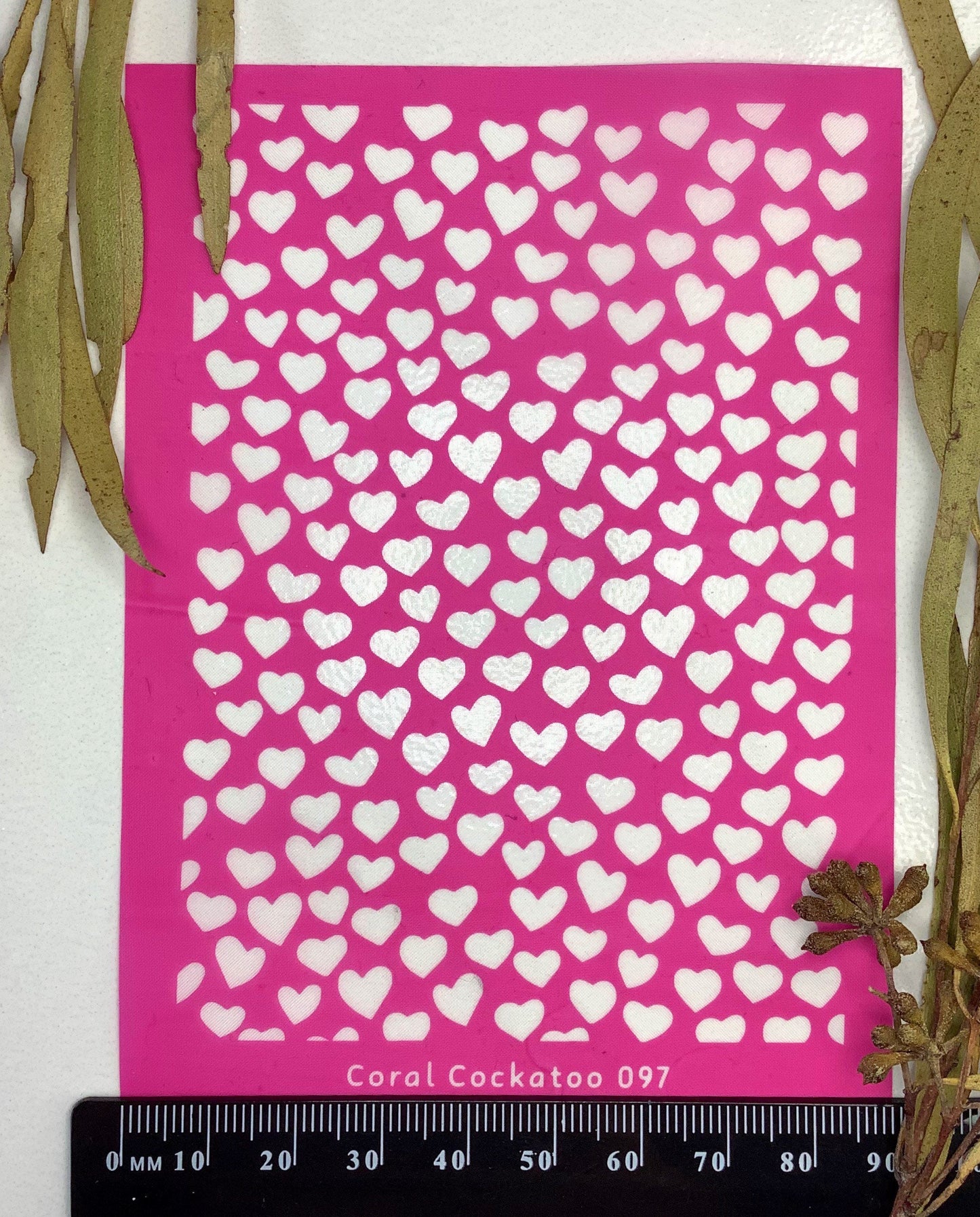 Mini Hearts Full Silkscreen 097