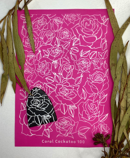 Roses Silkscreen 100