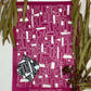 Gustav Romantic Geometric Squares Silkscreen 107