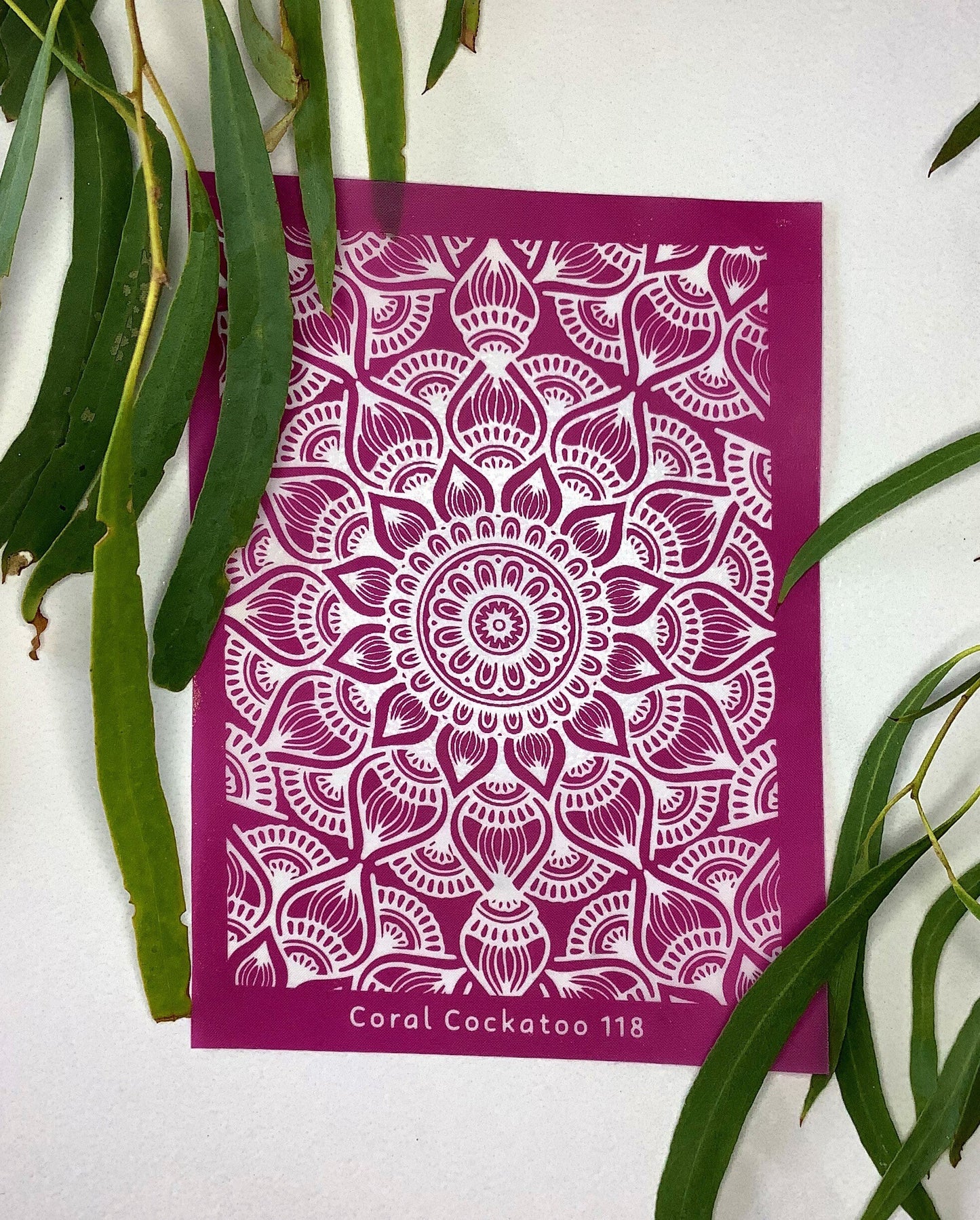 Floral Mandala Silkscreen 118