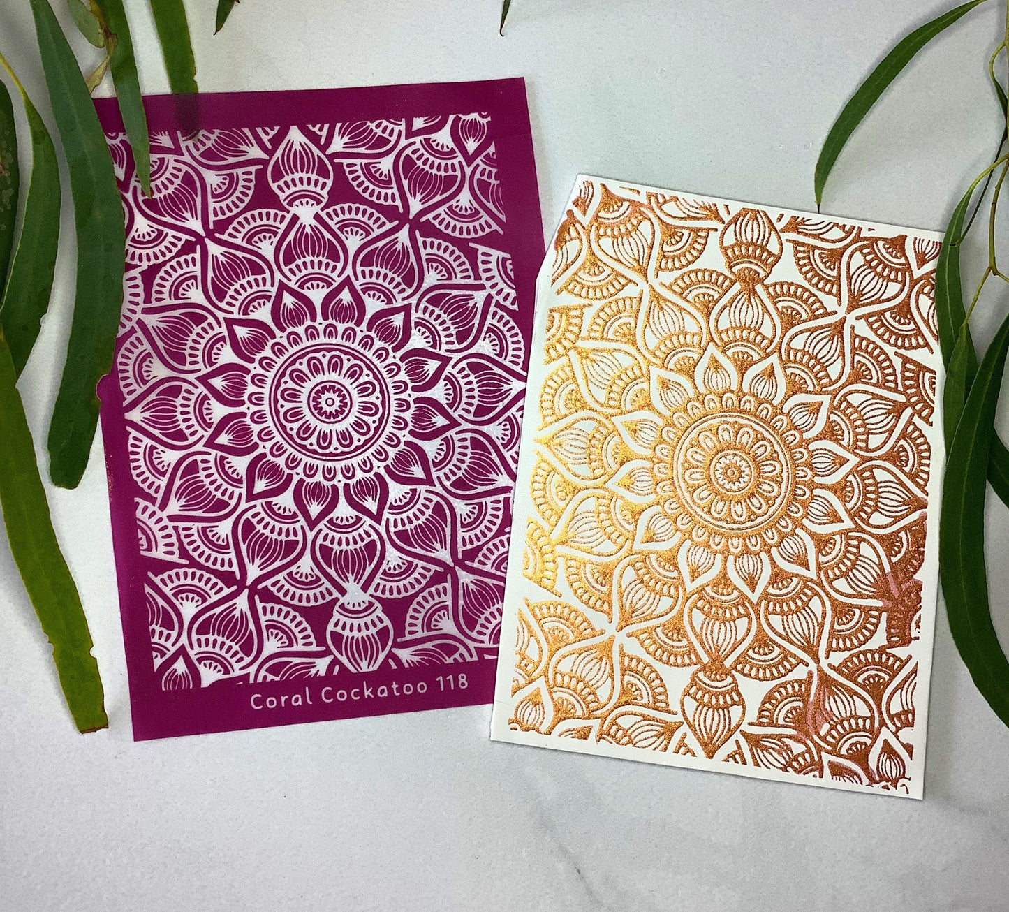 Floral Mandala Silkscreen 118