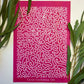 Monoline Single Continuous Line Squiggle Pattern Silkscreen 130