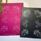Monoline Womens Floral Faces Earring Pairs Silkscreen 132