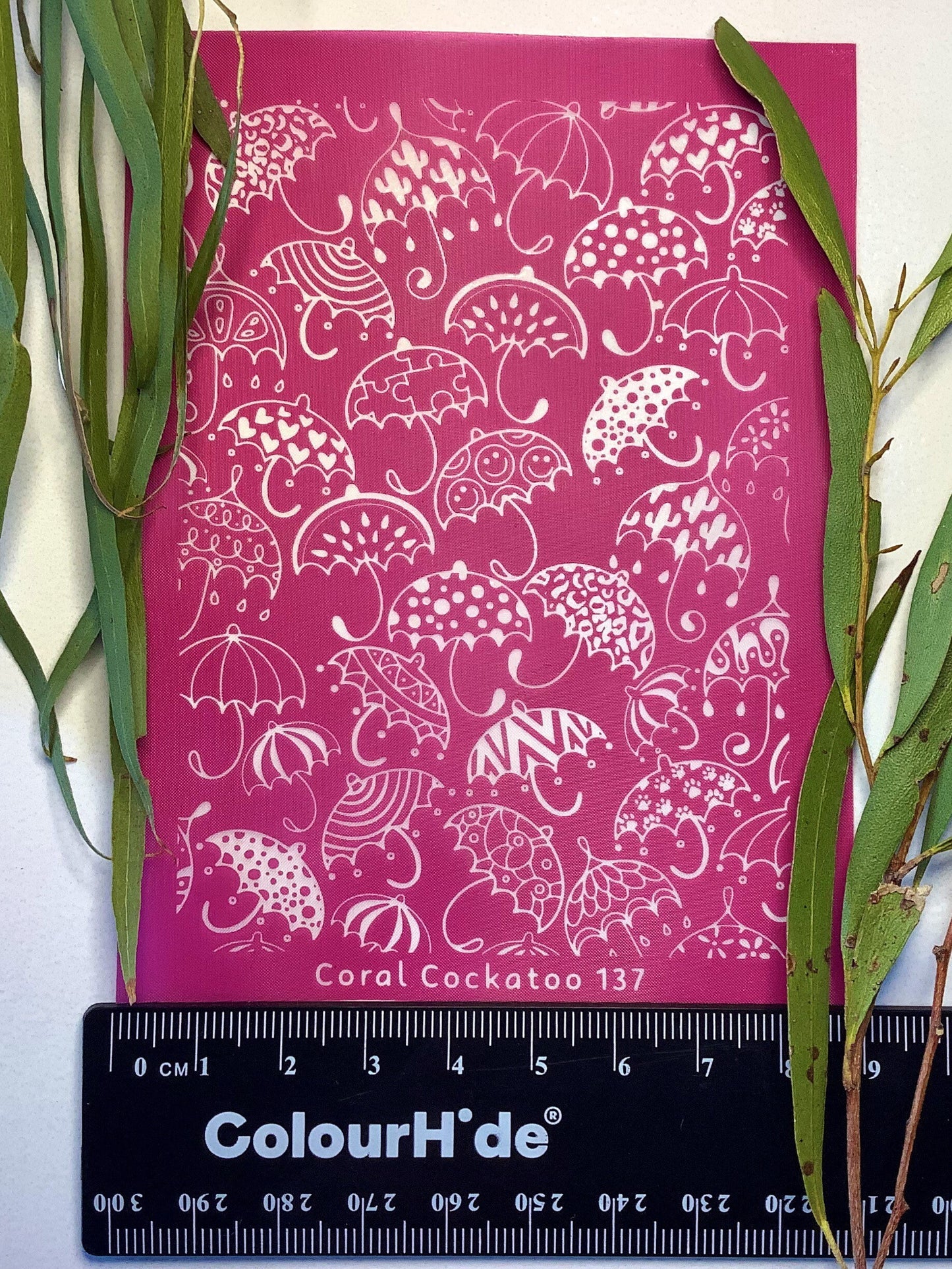 Patterned Umbrellas Silkscreen 137