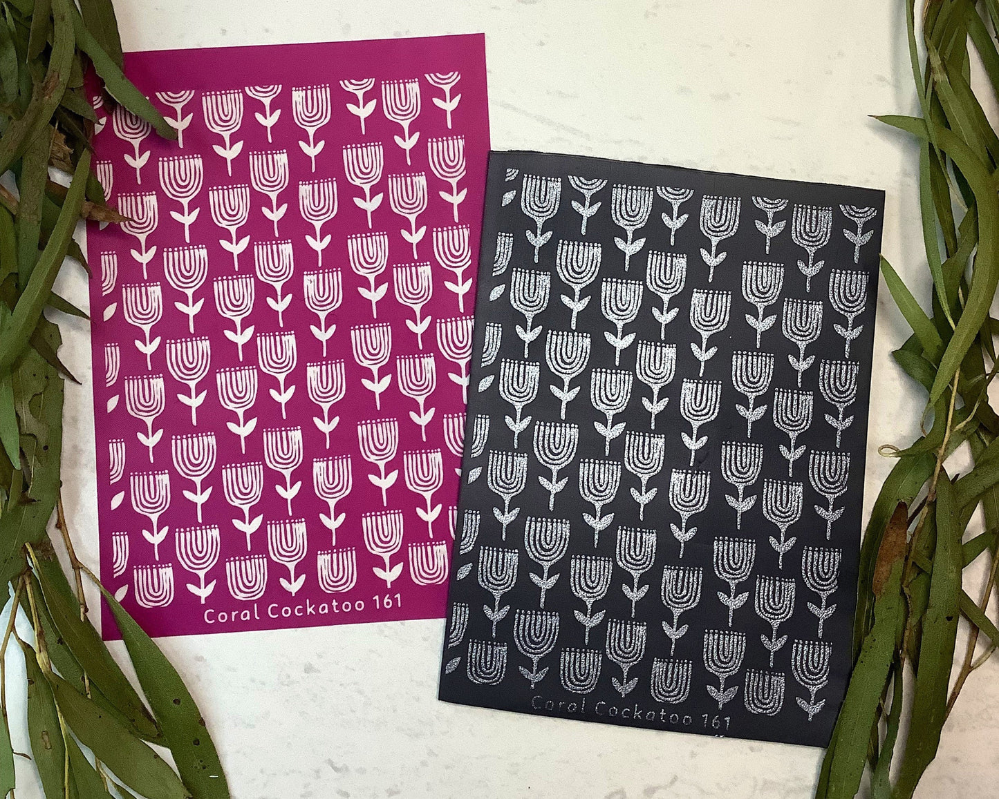 Bohemian Tulips Silkscreen 161