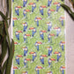 Watercolour Monsterras and Toucans Colour Water Transfer 020