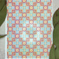 Pastel Blue Geometry Colour Water Transfer 028