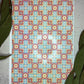 Pastel Blue Geometry Colour Water Transfer 028