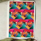 Modern Abstract Blossoms Colour Water Transfer 050