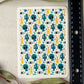 Turquoise Sugar Skull and Candles Colour Water Transfer 061