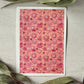 Pink Christmas Cookies Ditsy Print Colour Water Transfer 069