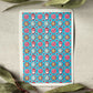 Turquoise  Christmas Santa Cookies Colour Water Transfer 070