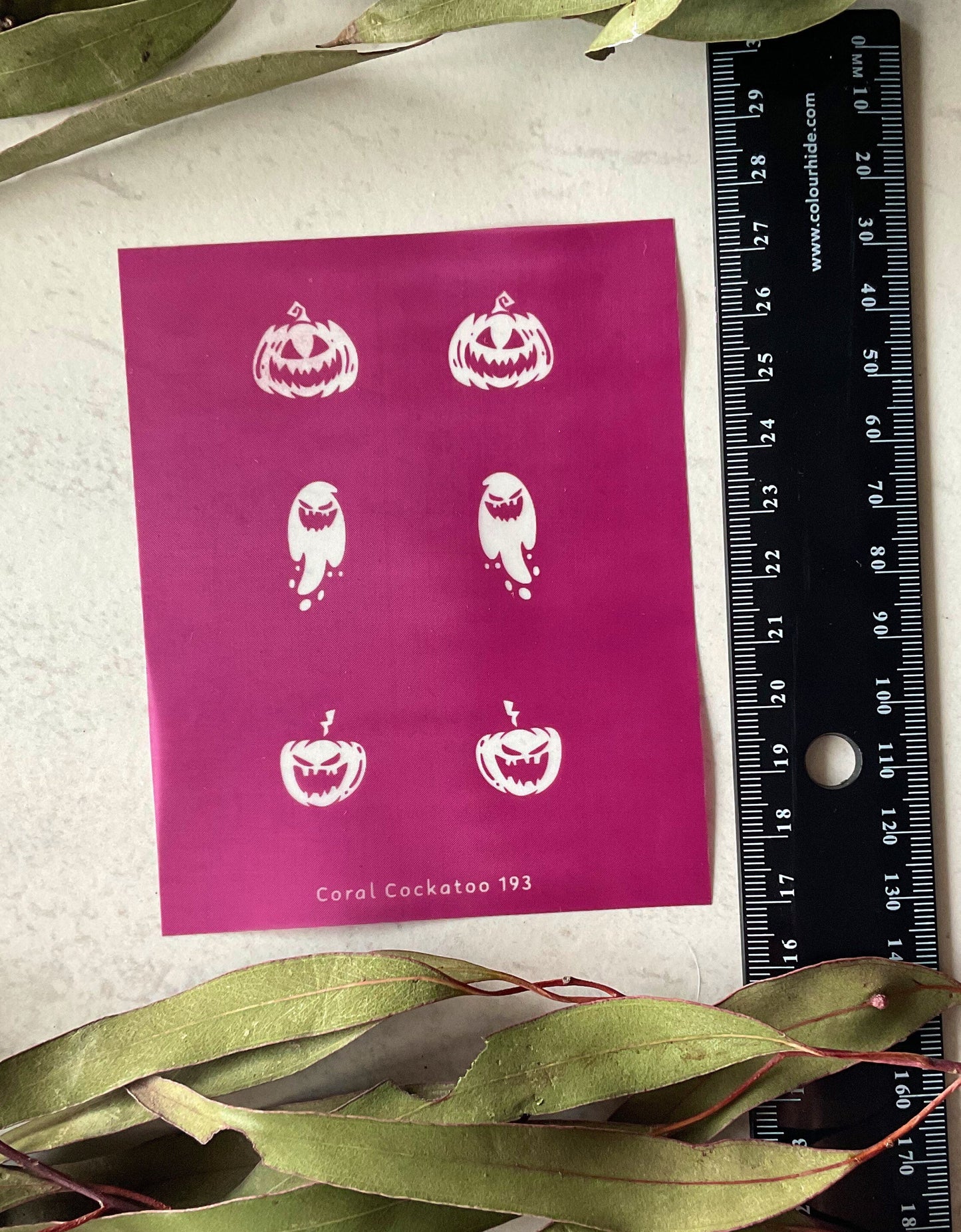 Pumpkins & Ghosts Earring Pairs No.2 Silkscreen 193