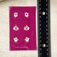 Ghosts & Pumpkins Earring Pairs No.3 Silkscreen 194
