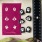 Ghosts & Pumpkins Earring Pairs No.3 Silkscreen 194