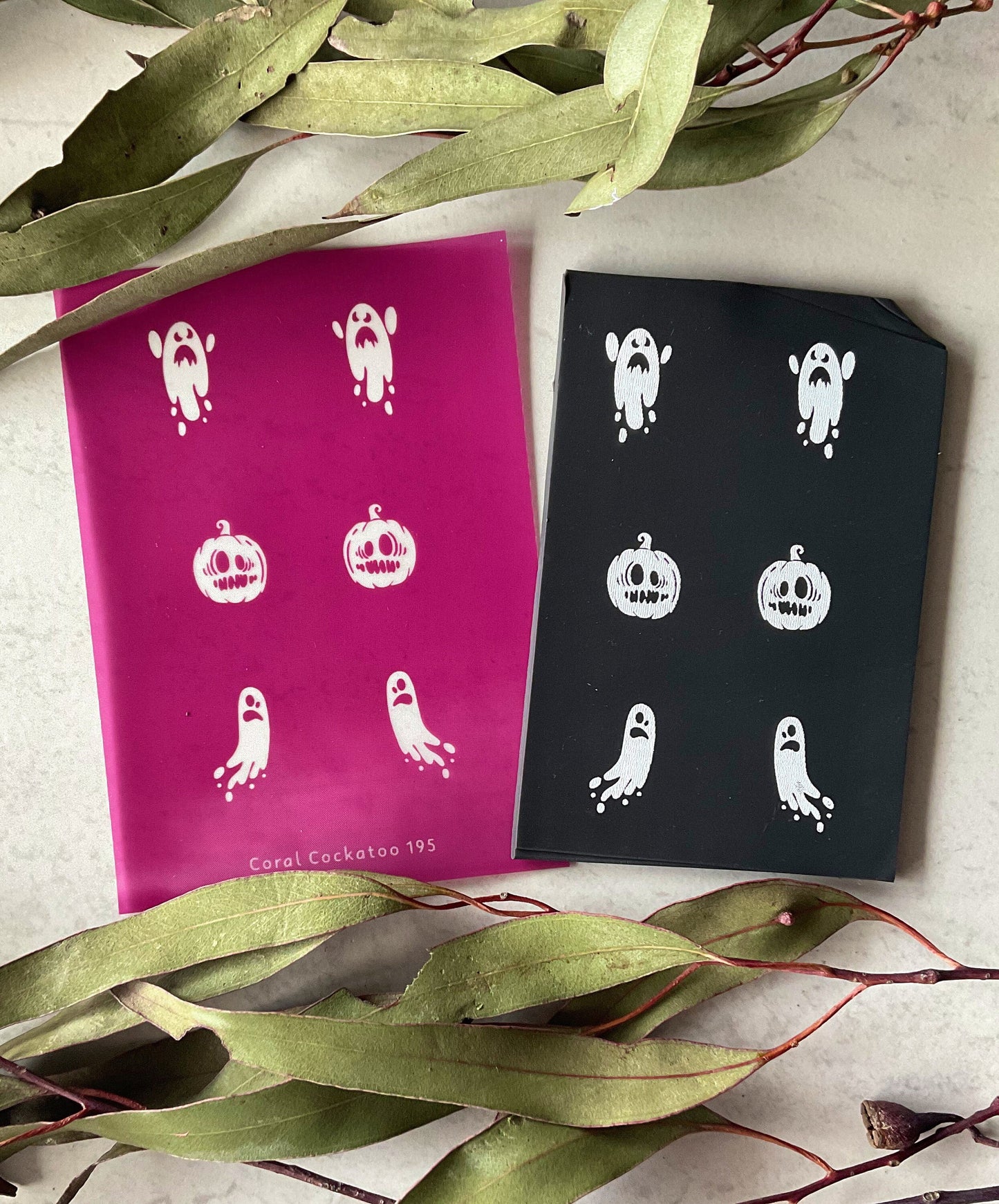 Ghosts & Pumpkins Earring Pairs No.4 Silkscreen 195